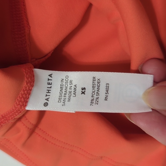 Athleta Ultimate Stash High Rise 7 Short, Color Sunbaked Clay Size XS - Picture 15 of 15